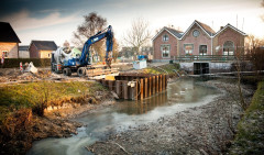 Geen natte voeten meer in de polder in de Nieuwe Keverdijksepolder